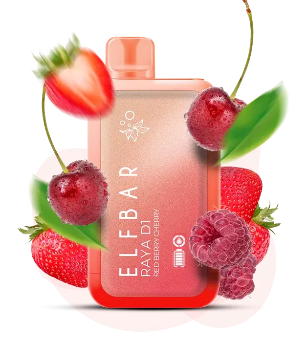 Elf Bar RAYA 13000 Red Berry Cherry - Красные ягоды и вишня - купить в Киеве с доставкой по Украине