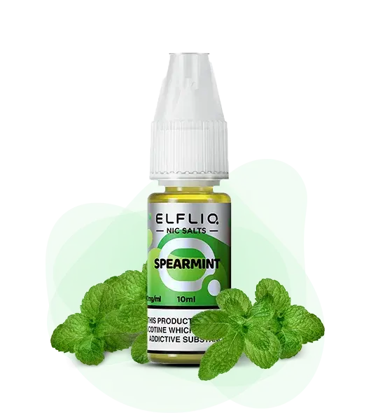 ELFLIQ Spearmint 10мл - Мята - фото оригинального Эльф Бар с доставкой по Украине