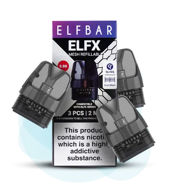 Картриджі 3pcs Elf Bar ELF X 0.8 Ом - В зависимости от жидкости - купить в Киеве с доставкой по Украине