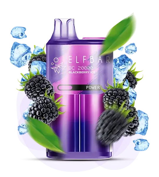 Elf Bar BC20000 Blackberry Ice - Ежевика Лед - купить в Киеве с доставкой по Украине