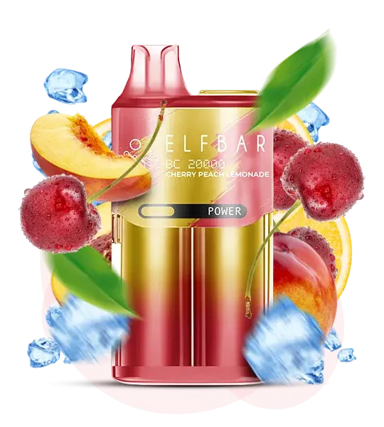 Elf Bar BC20000 Cherry Peach Lemonade - Вишня Персик Лимонад Персик Лимонад - купить в Киеве с доставкой по Украине