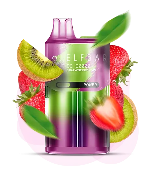 Elf Bar BC20000 Strawberry Kiwi - Киви с Клубникой - купить в Киеве с доставкой по Украине