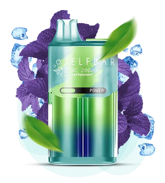Elf Bar BC20000 Peppermint - Перечная мята - купить в Киеве с доставкой по Украине
