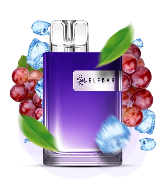 Elf Bar CR 8000 Grape Ice - Виноградный лед - купить в Киеве с доставкой по Украине