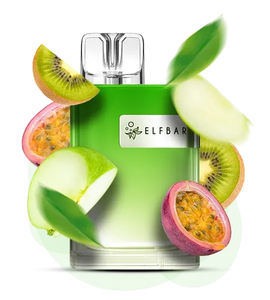 Elf Bar CR 8000 Green apple passion fruit kiwi - Зеленое яблоко, Киви, маракуйя - купить в Киеве с доставкой по Украине