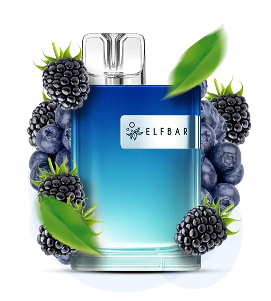 Elf Bar CR 8000 Sour blackberry blueberry - Кислая ежевика-черника - купить в Киеве с доставкой по Украине