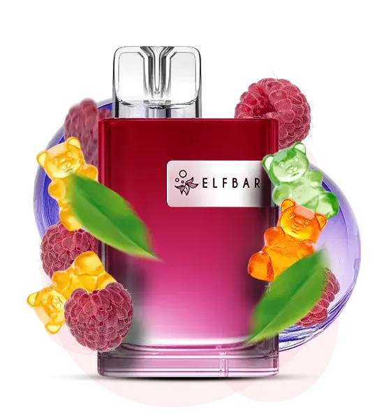 Elf Bar CR 8000 Sour raspberry jam - Кислое малиновое варенье с кислой малиной - купить в Киеве с доставкой по Украине