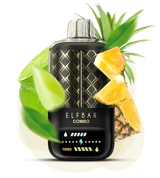 Elf Bar Combo 25000 Lime & Pineapple - Лайм и Ананас - купить в Киеве с доставкой по Украине