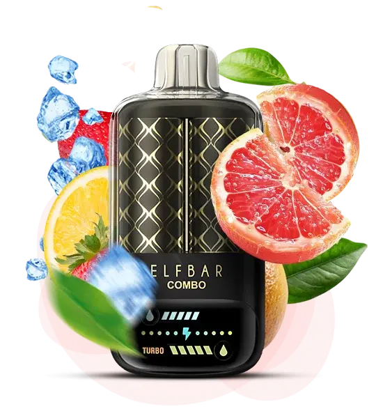 Elf Bar Combo 25000 Pink Lemonade & Grapefruit - Розовый лимонад и Грейпфрут - купить в Киеве с доставкой по Украине