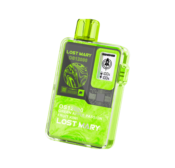 Lost Mary OS 12000 (Зеленое яблоко, Маракуйя, Киви) - Зеленое яблоко, Киви, Маракуйя - фото оригинального Эльф Бар с доставкой по Украине