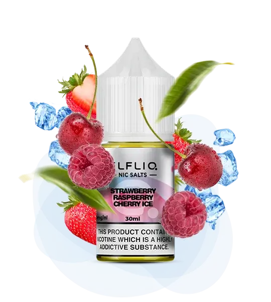 ELFLIQ Strawberry Raspberry Cherry Ice 30мл - Клубника Малина Вишня Вишня Вишня Лед - купить в Киеве с доставкой по Украине