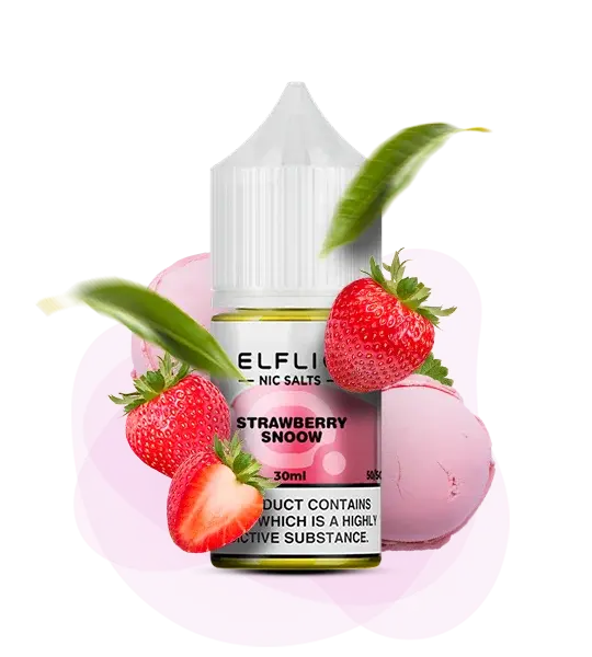 ELFLIQ Strawberry Snoow 30 ml - Клубника со льдом - купить в Киеве с доставкой по Украине