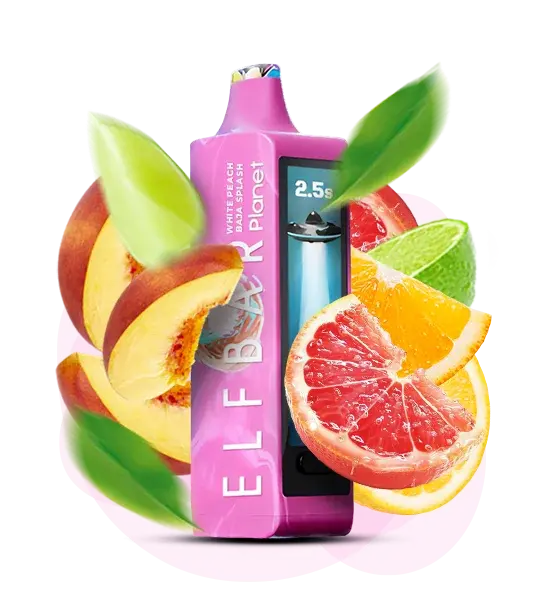 Elf Bar Planet 25000 White Peach Baja Splash - Белый персик - купить в Киеве с доставкой по Украине