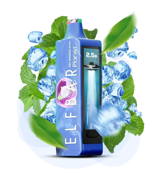 Elf Bar Planet 25000 Sea Breeze Mint - Морская Мята - купить в Киеве с доставкой по Украине