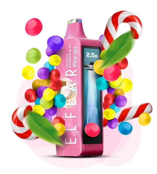 Elf Bar Planet 25000 Tropical Rainbow Blast - Тропический радужный взрыв - купить в Киеве с доставкой по Украине