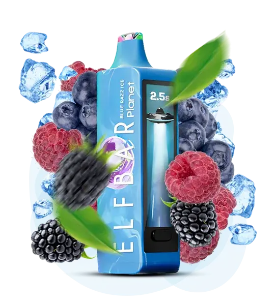 Elf Bar Planet 25000 Blue Razz Ice - Синий лимонад - купить в Киеве с доставкой по Украине