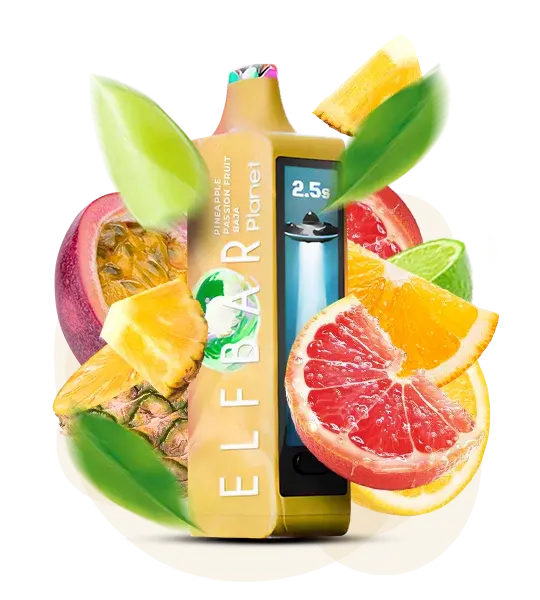 Elf Bar Planet 25000 Pineapple Passion Fruit Baja - Ананасовая баха с маракуйей - купить в Киеве с доставкой по Украине