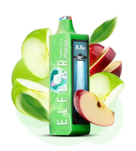 Elf Bar Planet 25000 Double Apple - Двойное яблоко - купить в Киеве с доставкой по Украине