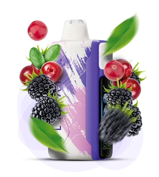 Elf Bar Ice King 30000 Blackberry Cranberry - Черника и клюква - купить в Киеве с доставкой по Украине