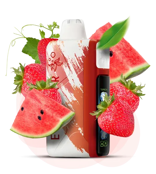 Elf Bar Ice King 30000 Strawberry watermelon - Клубника с арбузом - купить в Киеве с доставкой по Украине