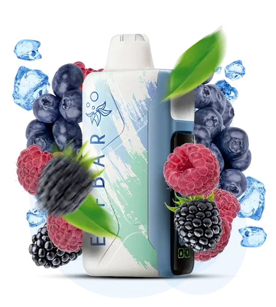 Elf Bar Ice King 30000 Blue razz ice - Голубая малина со льдом - купить в Киеве с доставкой по Украине