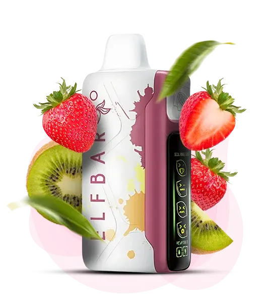 Elf Bar Nic King 30000 Sour strawberry kiwi - Кислая клубника с киви - купить в Киеве с доставкой по Украине