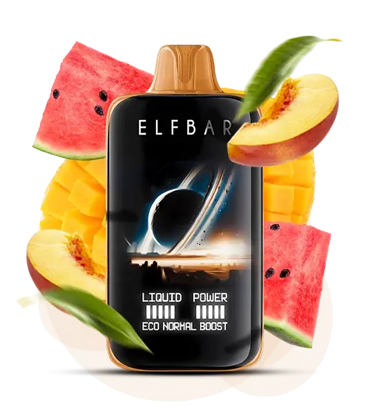 Elf Bar 40000 Moon Night Mango peach watermelon - Манго Персик Арбуз Персик Арбуз - купить в Киеве с доставкой по Украине