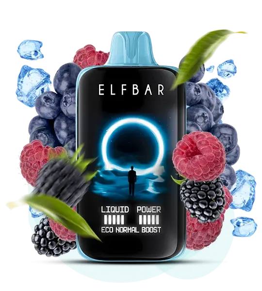Elf Bar 40000 Moon Night Blue razz ice - Голубая Малина Лид - купить в Киеве с доставкой по Украине