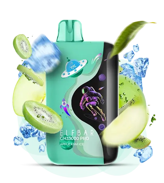 Elf Bar GH 33000 Pro Apple Kiwi Ice - Яблоко киви лед - купить в Киеве с доставкой по Украине