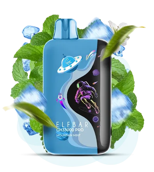 Elf Bar GH 33000 Pro Mountain Mint - Горная мята - купить в Киеве с доставкой по Украине