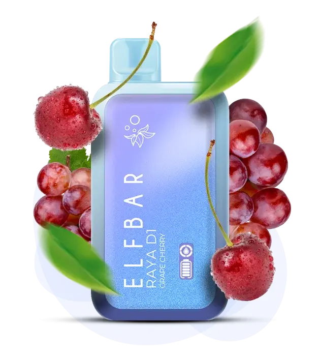 Elf Bar RAYA 13000 Grape Cherry - Виноград с вишней - купить в Киеве с доставкой по Украине