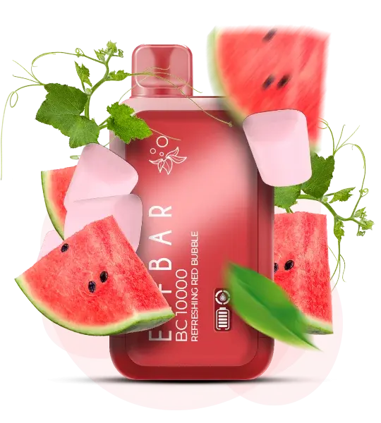 Elf Bar BC 10000 Refreshing Red Bubble - Жвачка с арбузом - купить в Киеве с доставкой по Украине