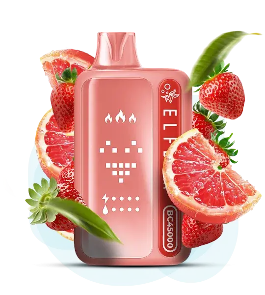 Elf Bar BC 45000 Strawberry Grapefruit - Клубника и грейпфрут - купить в Киеве с доставкой по Украине