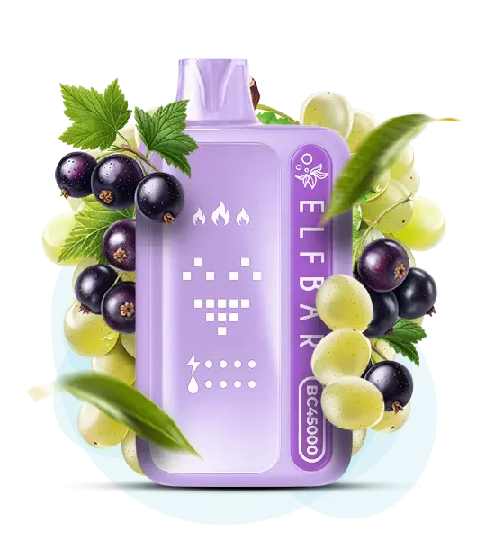 Elf Bar BC 45000 Blackcurrant Grape - Черная смородина и виноград - фото оригинального Эльф Бар с доставкой по Украине
