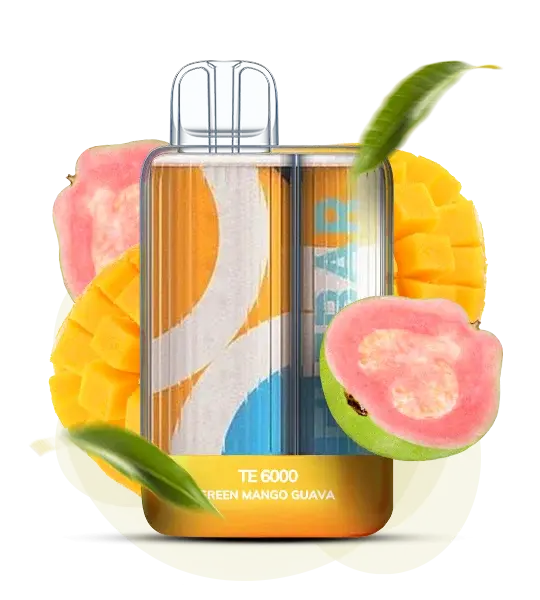 Elf Bar TE6000 Green Mango Guava - Зеленое манго и гуава 🥭🍈 - купить в Киеве с доставкой по Украине