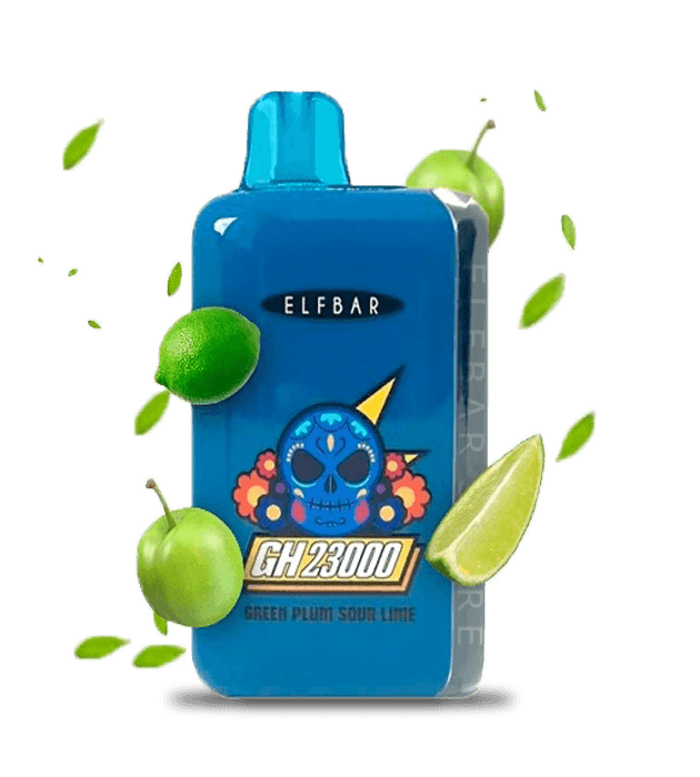 Elf Bar GH 23000 Зеленая слива с кислым лаймом - Зеленая слива и кислый лайм - купить в Киеве с доставкой по Украине