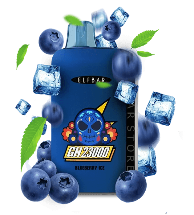 Elf Bar GH 23000 Чёрный лёд - Черника лед - купить в Киеве с доставкой по Украине
