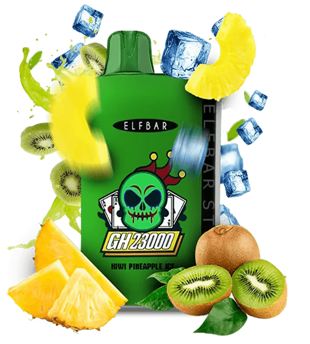 Elf Bar GH 23000 Киви Ананас Лёд - Киви Ананас со Льдом Ананас со Льдом - купить в Киеве с доставкой по Украине