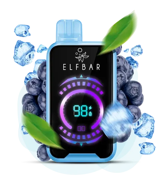 Elf Bar FS 18000 Blueberry Ice - Черника со льдом - купить в Киеве с доставкой по Украине