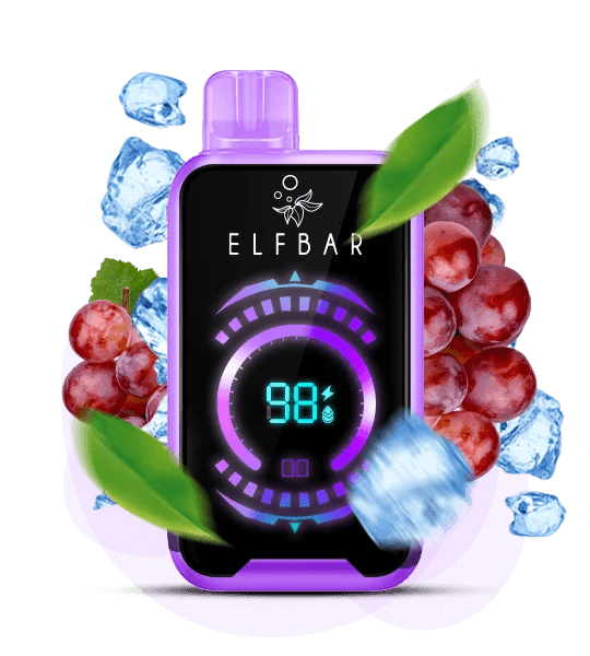 Elf Bar FS 18000 Grape Ice - Виноград с вишней - купить в Киеве с доставкой по Украине