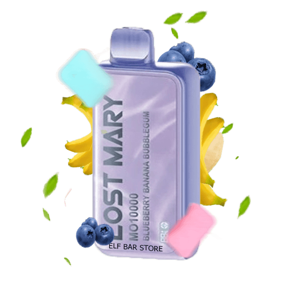 Lost Mary MO 10000 Blueberry Banana Bubblegum - Чернично-Банановый Бабблгам - купить в Киеве с доставкой по Украине