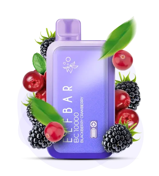 Elf Bar BC 10000 Blackberry Cranberry - Ежевика с клюквой - купить в Киеве с доставкой по Украине