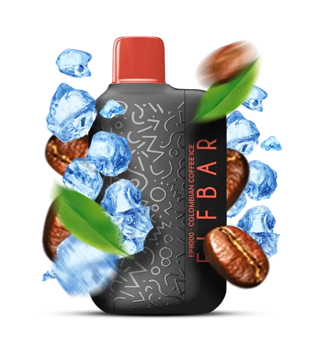 Elf Bar EP8000 Колумбийский кофе Лёд - Колумбийский Кофе Лед - купить в Киеве с доставкой по Украине