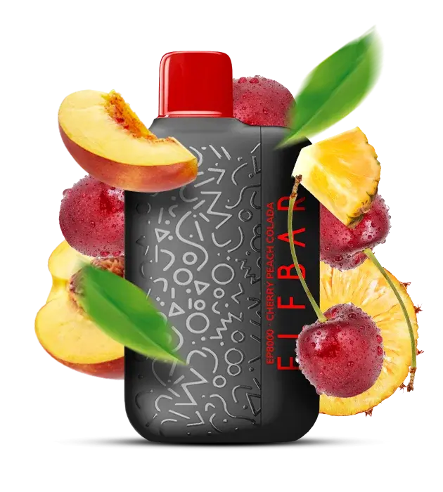 Elf Bar EP8000 Вишня Персик Колада - Колада с Вишней и Персиком - купить в Киеве с доставкой по Украине