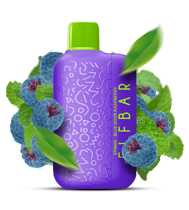 Elf Bar EP8000 Голубая малина - Голубая кислая малина - купить в Киеве с доставкой по Украине