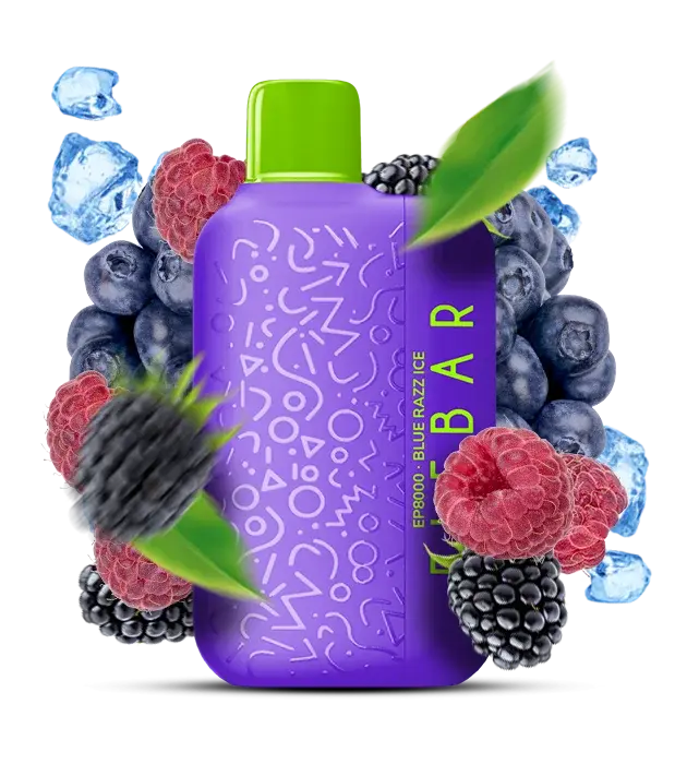 Elf Bar EP8000 Голубая малина со льдом - Голубая малина со льдом Голубая малина со льдом - купить в Киеве с доставкой по Украине