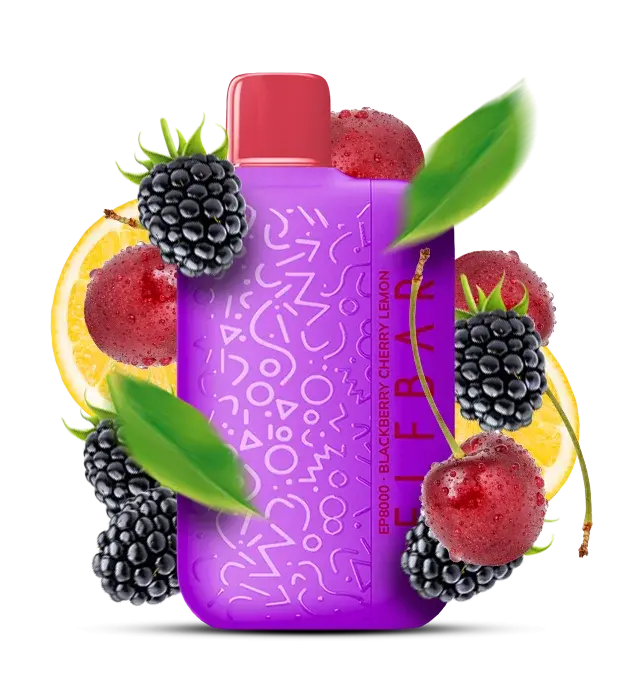 Elf Bar EP8000 Ежевика Вишня Лимон - Ежевика Вишня Вишня Лимон - купить в Киеве с доставкой по Украине