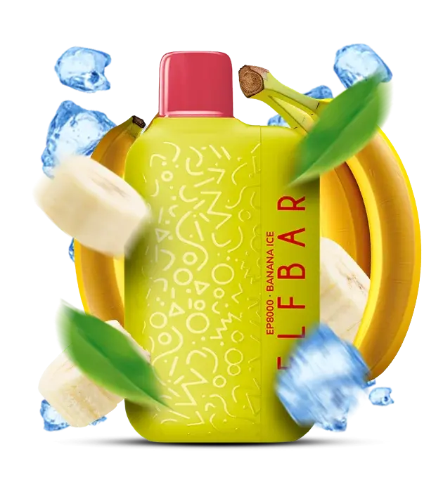 Elf Bar EP8000 Банан с холодком - Банан со льдом - купить в Киеве с доставкой по Украине