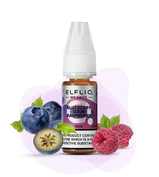 ELFLIQ Blueberry Sour Raspberry 10мл - Черника Кислая Малина Кислая Малина - купить в Киеве с доставкой по Украине