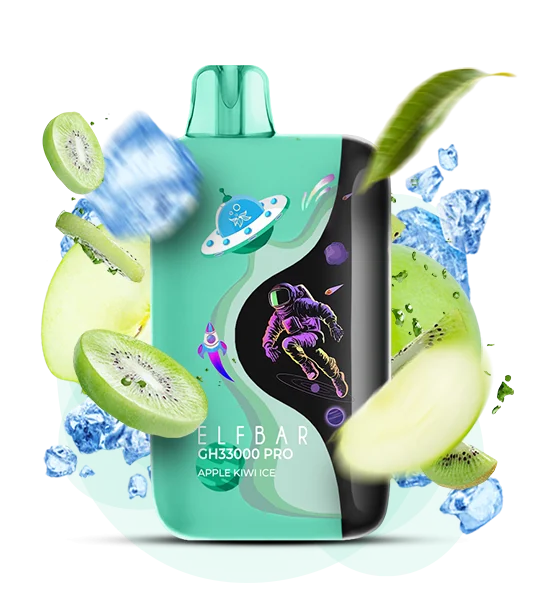 Elf Bar GH 33000 Pro Apple Kiwi Ice (Яблоко, Киви, Лед) | ElfBar Kyiv